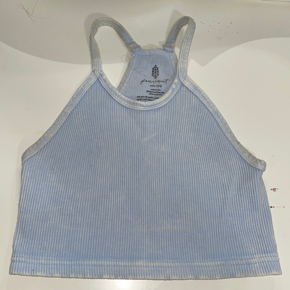 Free people happiness runs cropped tank top